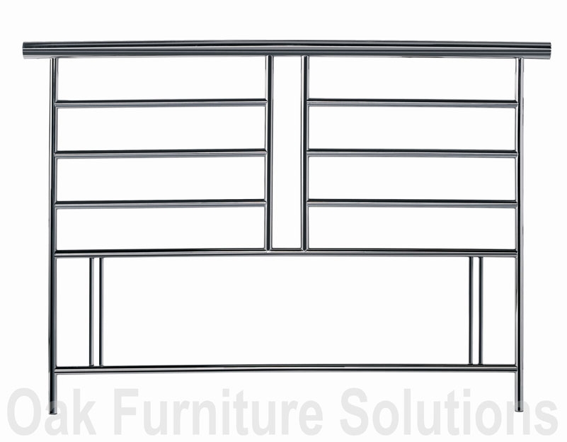 Black Nickel Headboard - 135cm -