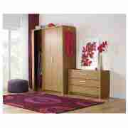 Triple Wardrobe, Oak Effect