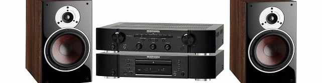 Marantz CD6005   PM6005 Black   Dali Zensor 3 Walnut (R)