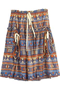 Frida Flag print skirt