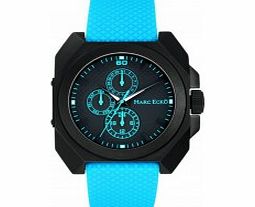 Marc Ecko Mens Pastime Black Teal Watch