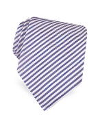 Signature Pencil Stripe Woven Silk Tie