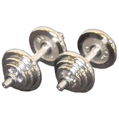 Marcy 20Kg Chrome Dumbell Set