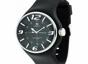 Marea Mens Black Rubber Watch