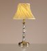 Glass and Brass Table Lamp