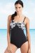 Tummy Control Sequin Bandeau Swimsuit