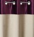 Velvet Trim Eyelet Curtains