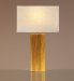 Oak Block Table Lamp