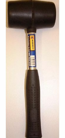 Marksman 16OZ 16 OZ RUBBER MALLET/HAMMER WITH STEEL SHAFT