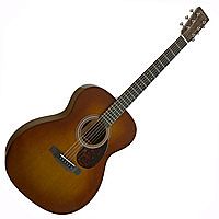 Martin OM-21 Auditorium Acoustic Guitar Ambertone