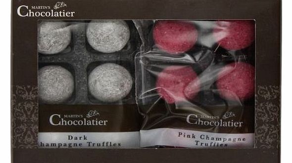 Martins Chocolatier Dark Champagne and Pink Champagne Pack