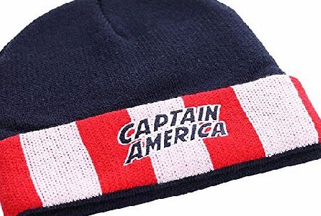 Marvel Captain America Uniform and Logo Beanie