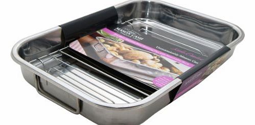 Mason Cash 37 x 26 cm Stainless Steel Medium Roast Tray