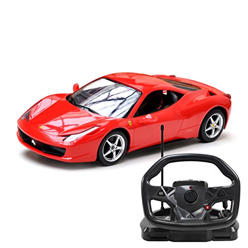 Rastar Licensed 1:18 Ferrari 458 Italia Electric Remote Control Car - Red