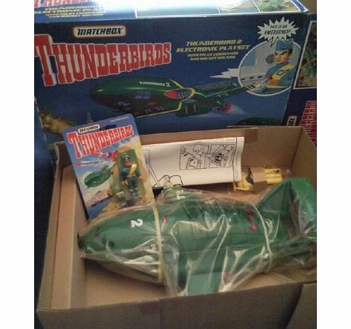 Matchbox Thunderbird 2 Electronic Playset with Pilot Commands and Rocket Sounds