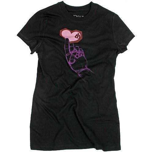 Matix Ladies Matix Heartful Organic Tee Black