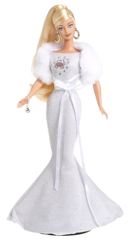 Mattel Barbie Doll - Cancer Zodiac Collector Dolls Pink Label (June22 - July 22)