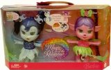 Mattel Barbie Fairytopia Magic of the Rainbow Blue & Pink Tumbies Dolls