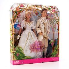 Mattel Barbie Island Princess Barbie and Groom Twin Doll Set