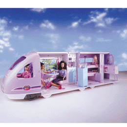 Barbie Train Travel