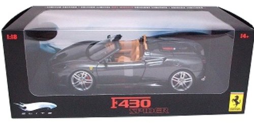 Diecast Model Ferrari F430 Spider (Elite Version) in Metallic Grey (1:18 scale)