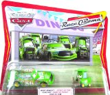 Mattel Disney Pixar Cars RaceORama Movie Moments Bruiser Bukowski and Chick Hicks