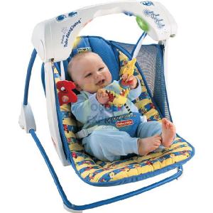 Mattel Fisher Price Baby Gear Deluxe Take Along Swing