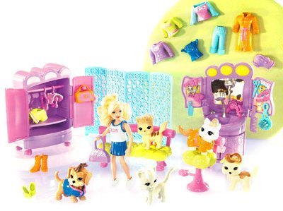 Mattel Polly Pocket Paw Spa Playset