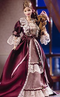 Mattel Victorian Barbie with Cedric Bear