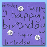 Glittery Purple Birthday