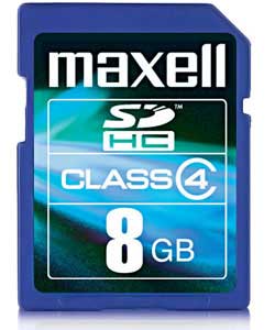 maxell 8GB SDHC Card