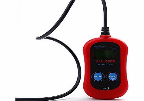 Maxiscan Diagnostic Scanner CAN Code Reader OBD2 EOBD OBDII MS300 Diagnose Fault reader