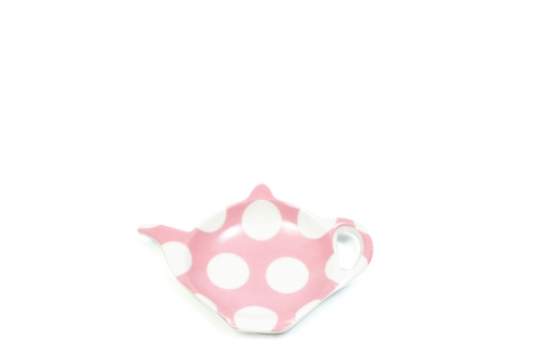 Maxwell and Williams Polka Dot Tea Bag Tidy Pink