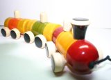 Maya Organic Pom Pom Rail Train Pullalong