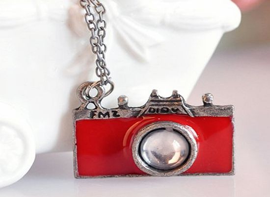 mcitymall77 Retro vintage camara style fashion necklace women jewellry coat sweater chain