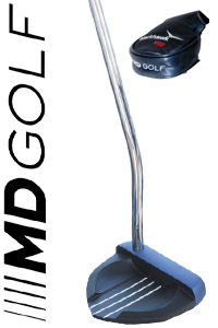 MD Golf Black Hawk Mallet Putter