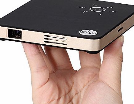 MDI  WIFI Wireless Home Cinema Portable Mini DLP Projector with 2500 mAh Power Bank