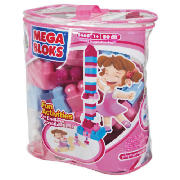 Bloks 80 Piece Bag Pink