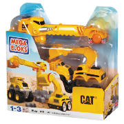 Mega Bloks Cat Tiny N Tuff Buildables Work Site