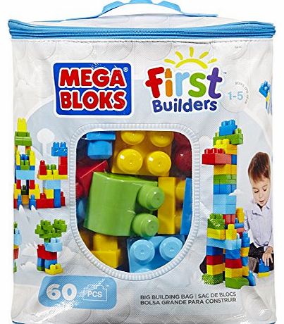 Mega Bloks Classic Buildable Bag (60 Pieces)