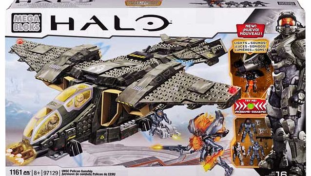 Halo UNSC Pelican Gunship Playset