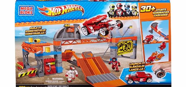 Mega Bloks Hot Wheels Super Stunt Test Facility