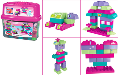 Bloks Minibloks Tub - Pink