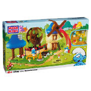 Bloks Smurfs Large Playset Smurf Buildable