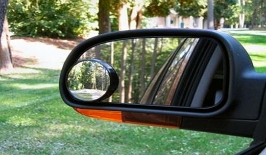 CONVEX BLIND SPOT MIRRORS CAR VAN SELF ADHESIVE 2PC WING MIRROR BLIND SPOT