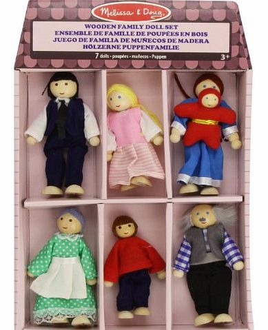 Melissa & Doug Melissa and Doug Family Doll Set