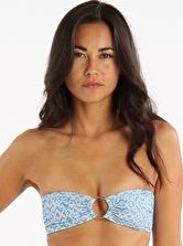 Melissa Odabash, 1295[^]234659 Evita Bikini Top - Retro Sky