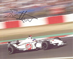 Jacques Villenueve Signed 2002 Photo