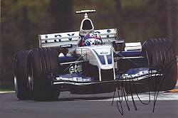 Juan Pablo Montoya Signed Car Photo