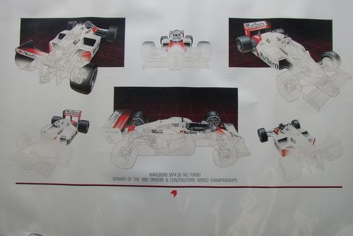 Marlboro Mclaren MP4-2B Poster